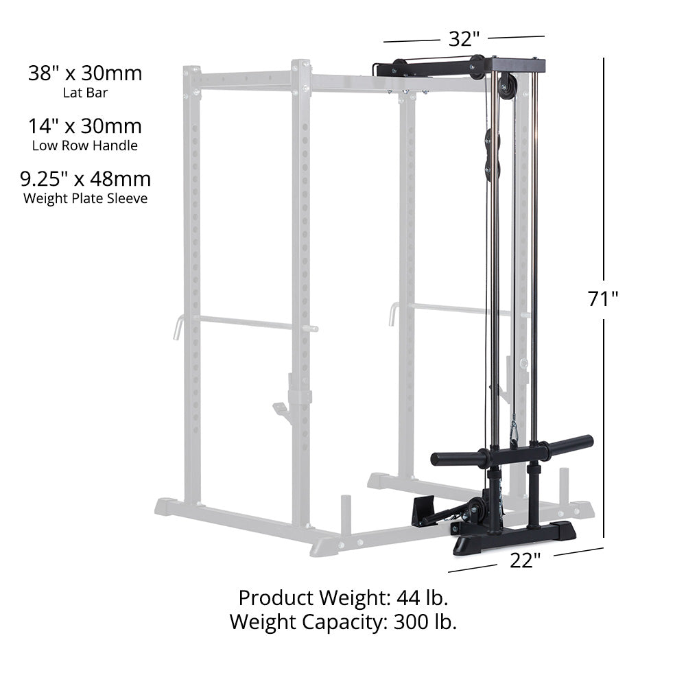 T-2 Series Lat Tower Power Rack Attachment | 71" - view 10