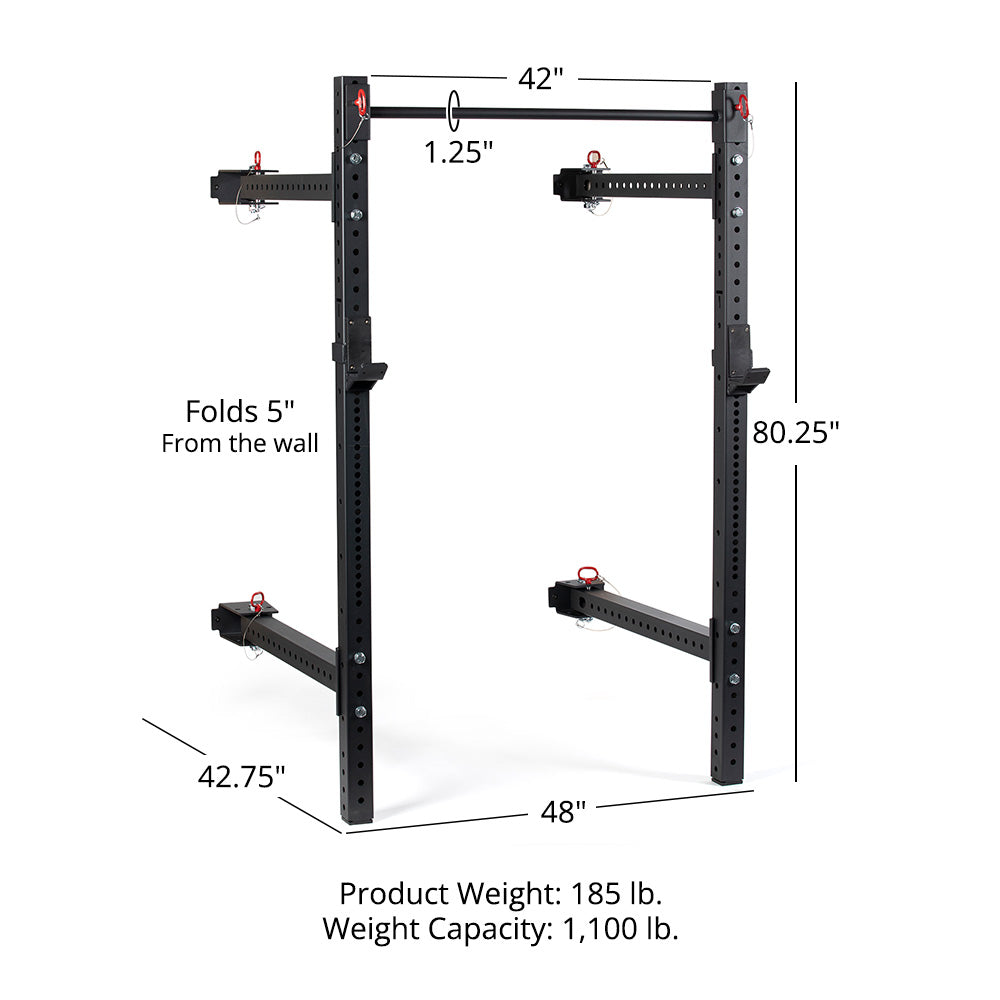 X-3 Series Folding Power Rack | 80" / 41" - view 4