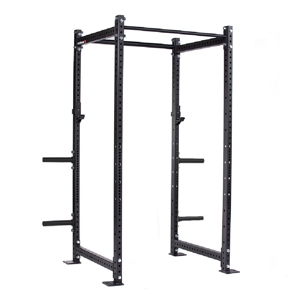 T-3 Series Power Rack | Black / 4 Pack Weight Plate Holders - view 1