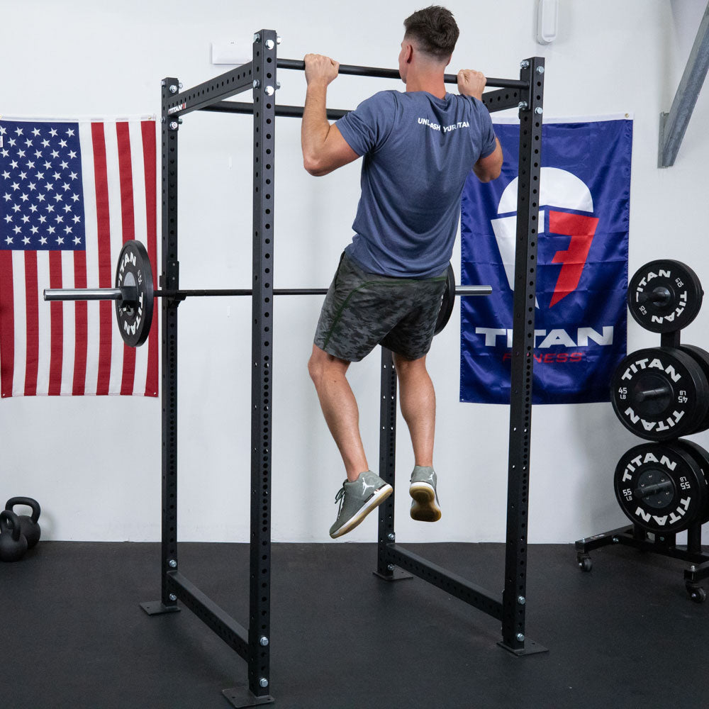 T-3 Series Power Rack | Black / 4 Pack Weight Plate Holders - view 4