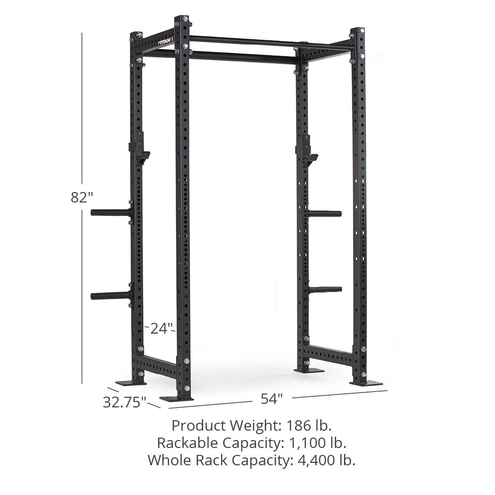 T-3 Series Power Rack | Black / 4 Pack Weight Plate Holders - view 8