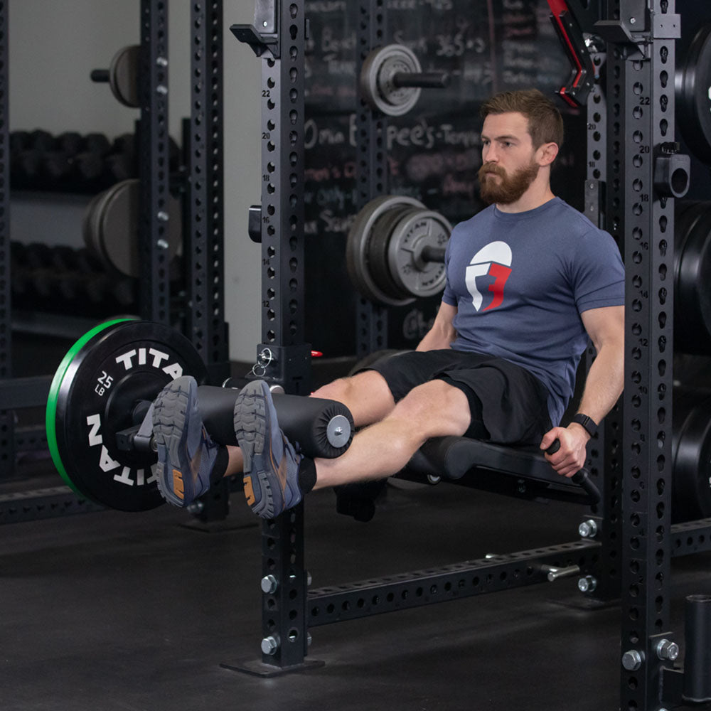 TITAN Series Rack Mounted Leg Curl and Extension