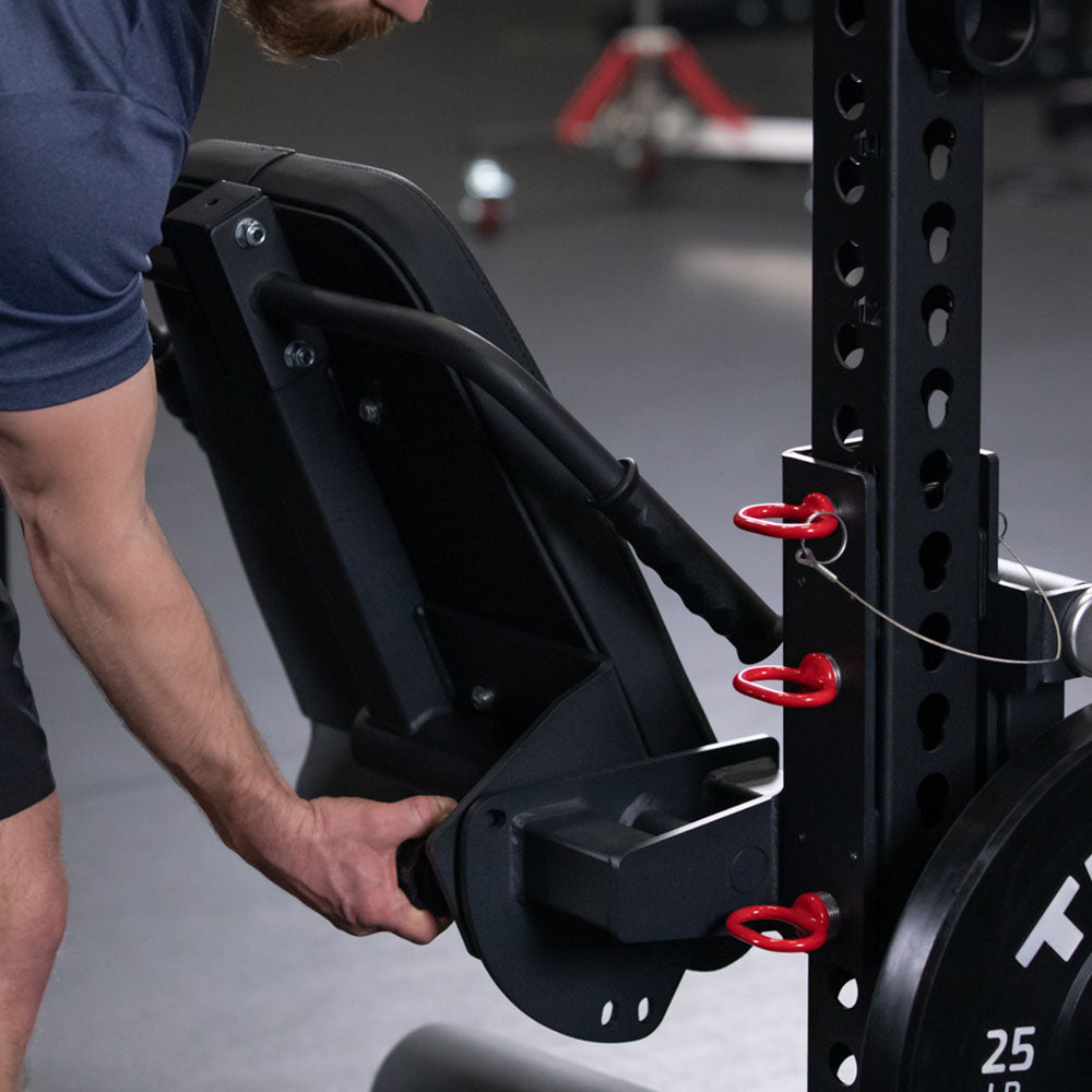 TITAN Series Rack Mounted Leg Curl and Extension - view 7