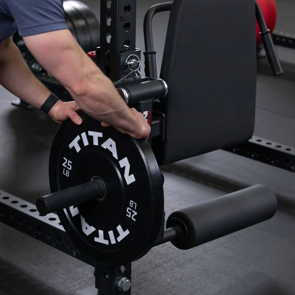 TITAN Series Rack Mounted Leg Curl and Extension
