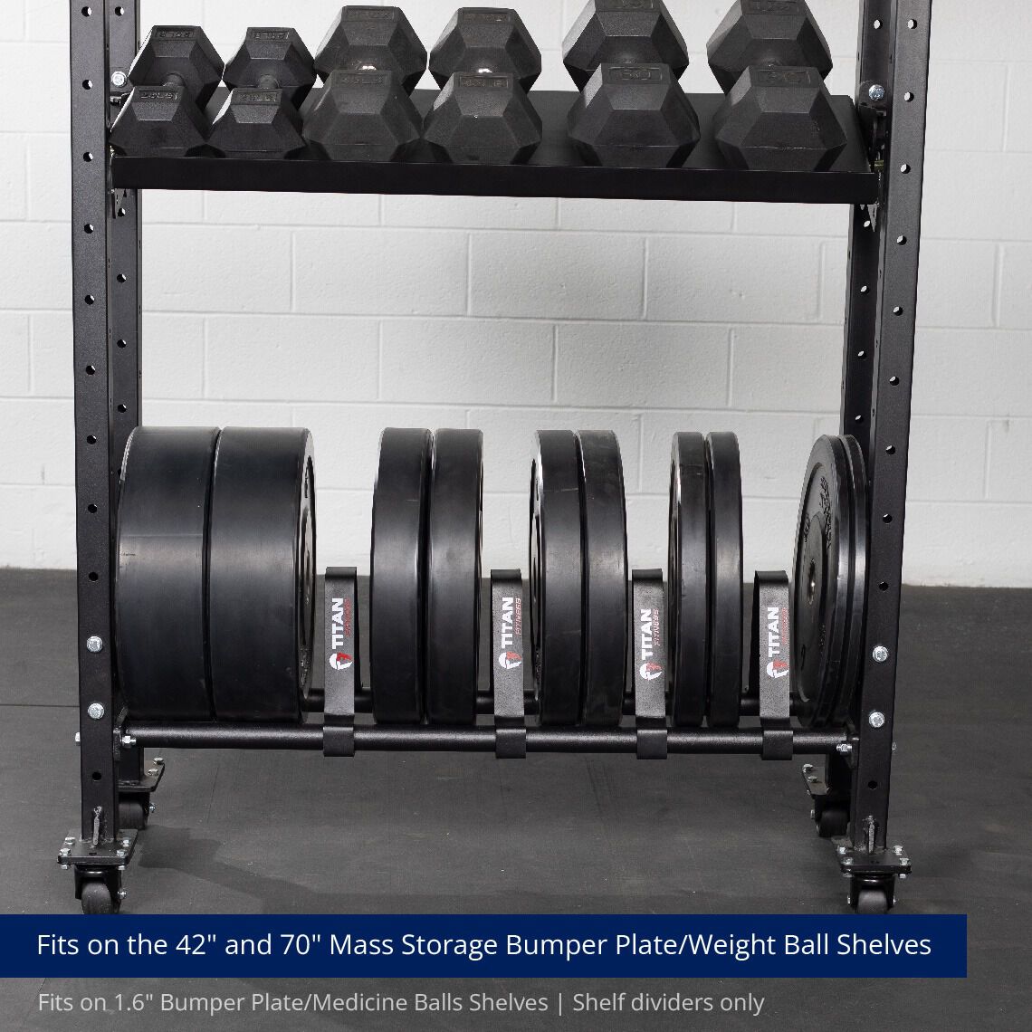 SCRATCH AND DENT - 4 Pack Mass Storage Shelf Dividers - FINAL SALE
