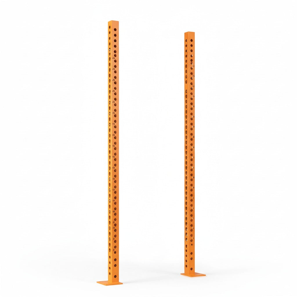 Scratch and Dent, Titan Series Orange Bolt Down Uprights | 2 Pack - view 1