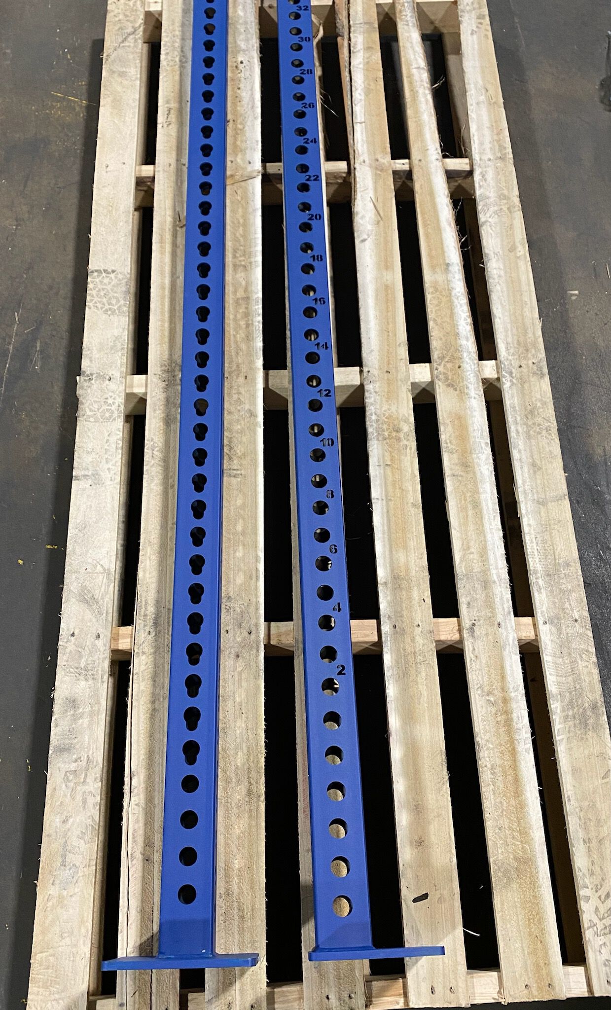SCRATCH AND DENT - TITAN Series 90" Uprights - Navy - FINAL SALE - view 1