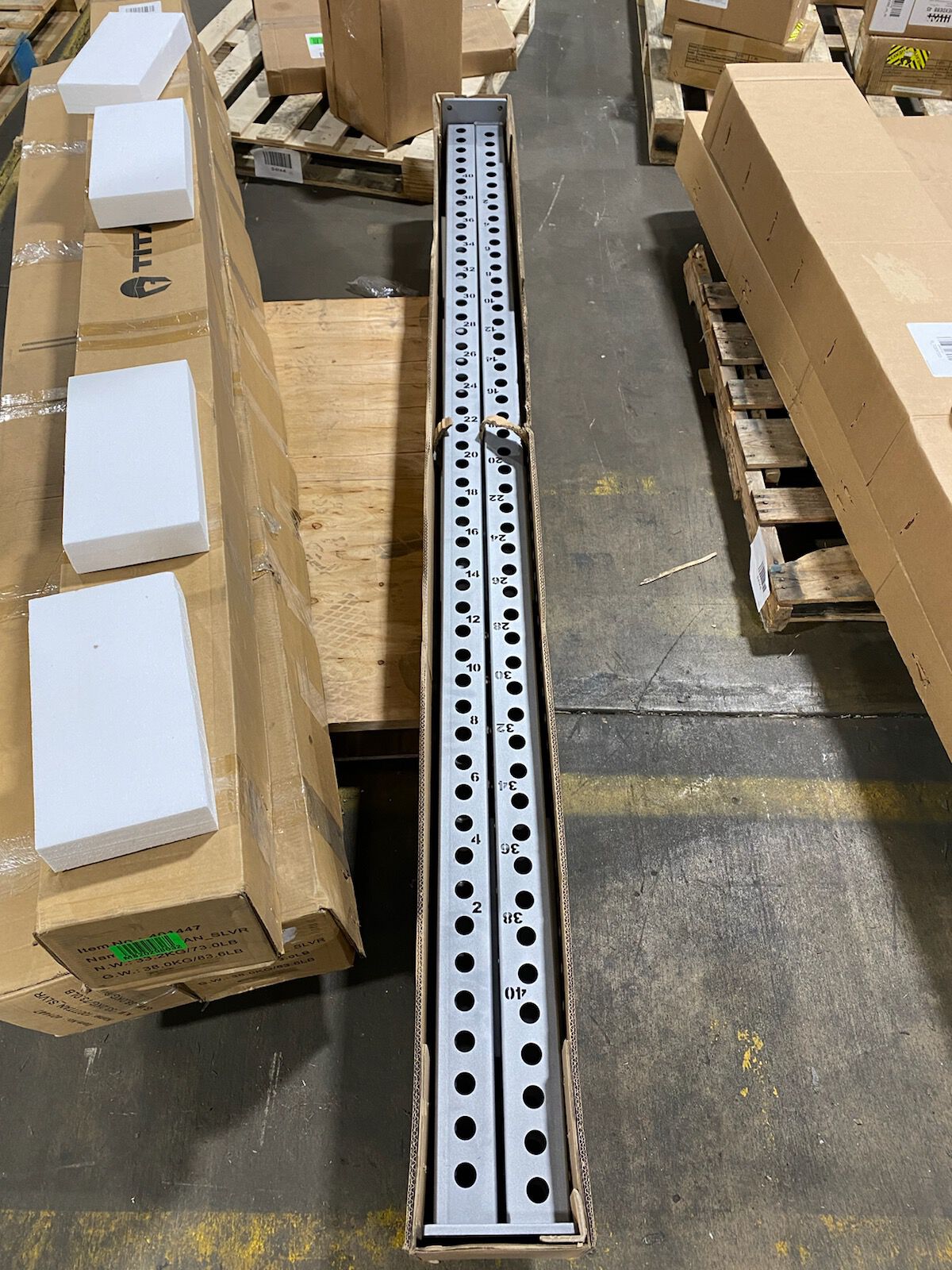 SCRATCH AND DENT - TITAN Series 90" Uprights - Silver - FINAL SALE - view 1