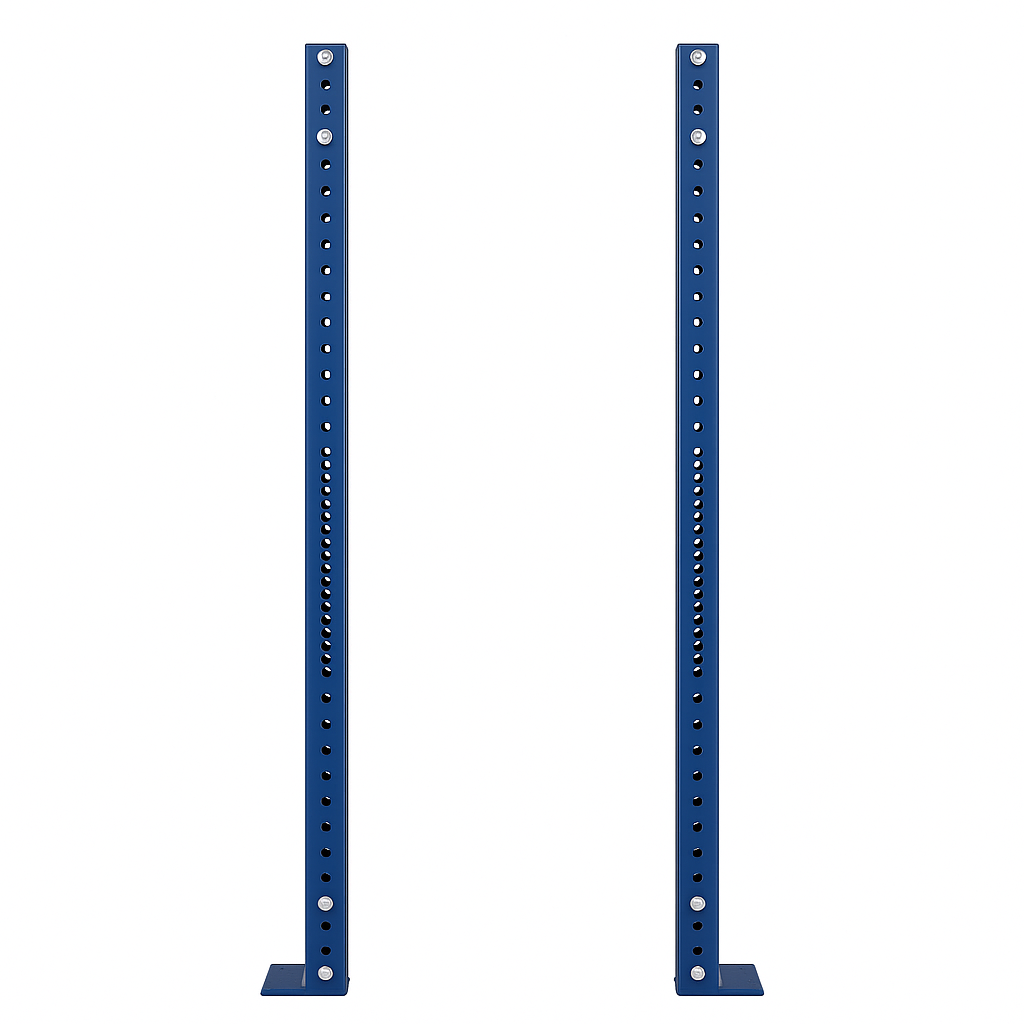 Scratch and Dent, T-3 Series Navy Bolt Down Uprights | 2 Pack - view 1