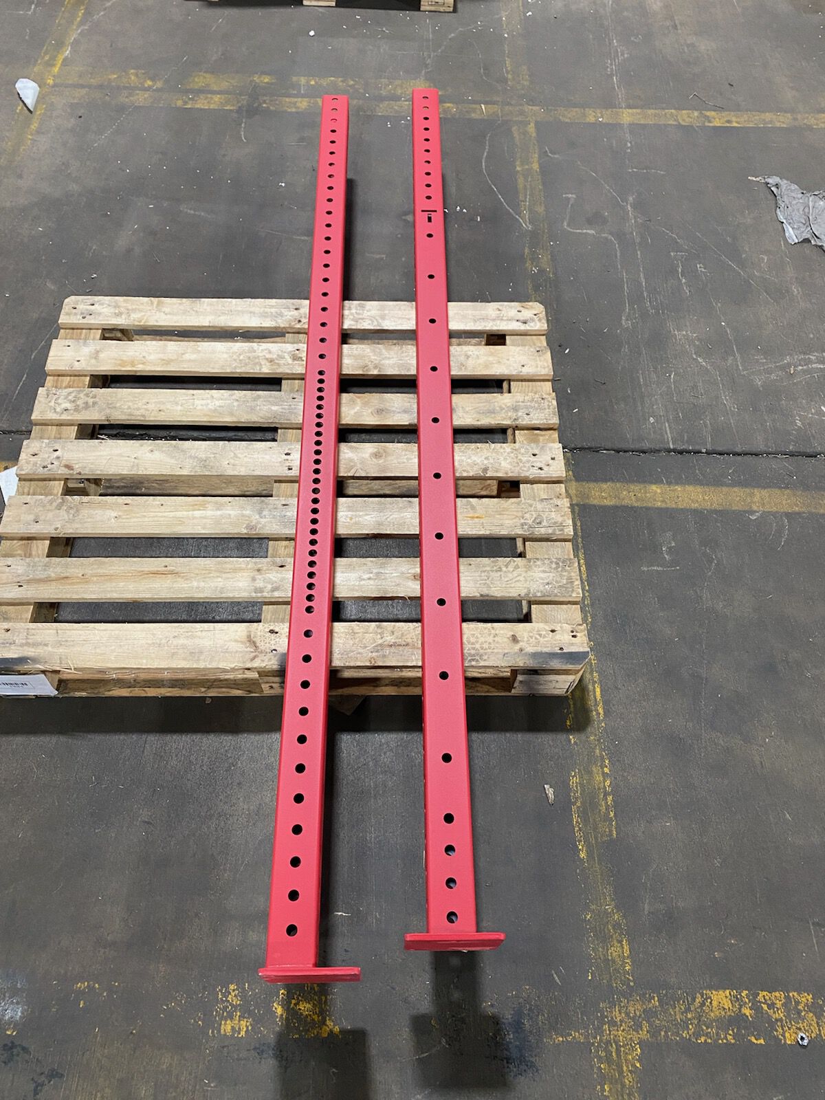 Scratch and Dent - Pair of T-3 Series 91" Tall Power Rack Uprights | Uprights Only | Red - FINAL SALE - view 1