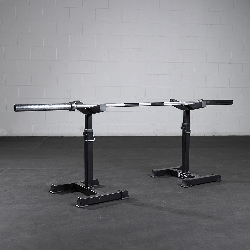 Independent Bench Press Spotter Stands - view 2