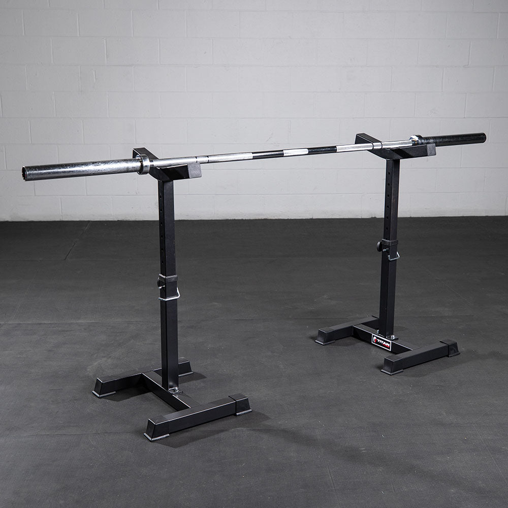 Independent Bench Press Spotter Stands - view 4