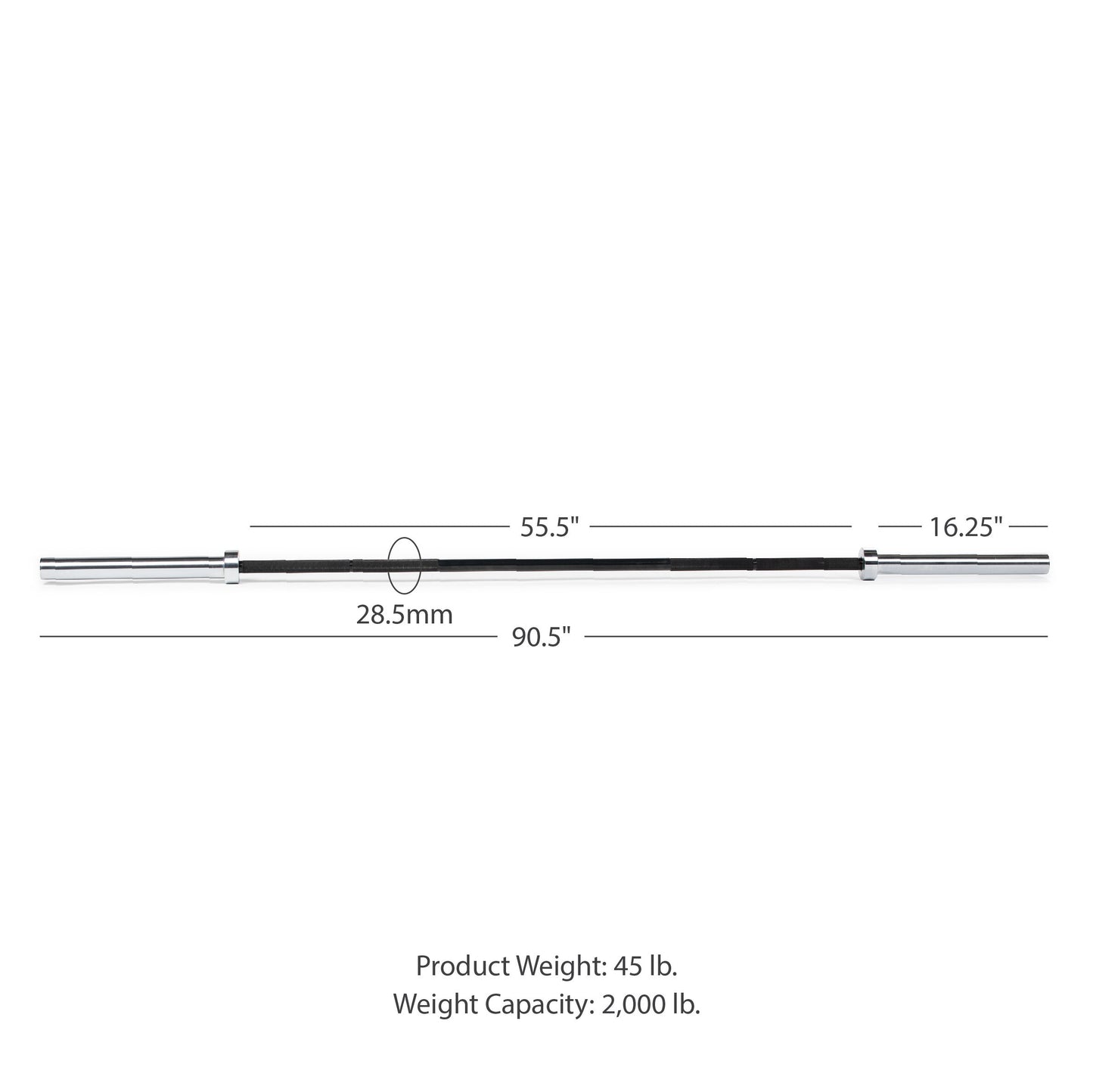 SCRATCH AND DENT - Blues City Deadlift Bar – Made in USA - FINAL SALE - view 7