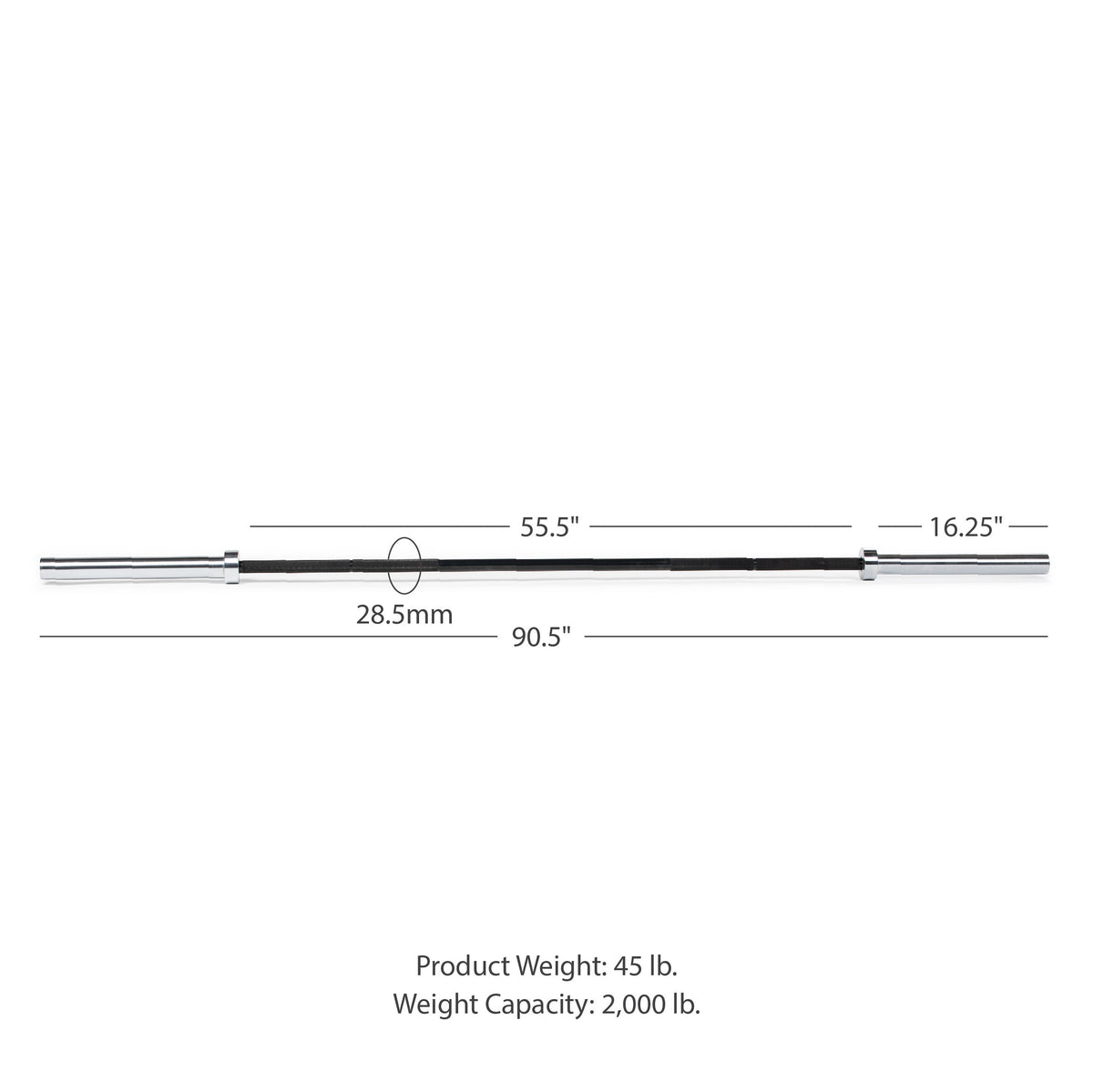 SCRATCH AND DENT - Blues City Deadlift Bar – Made in USA - FINAL SALE