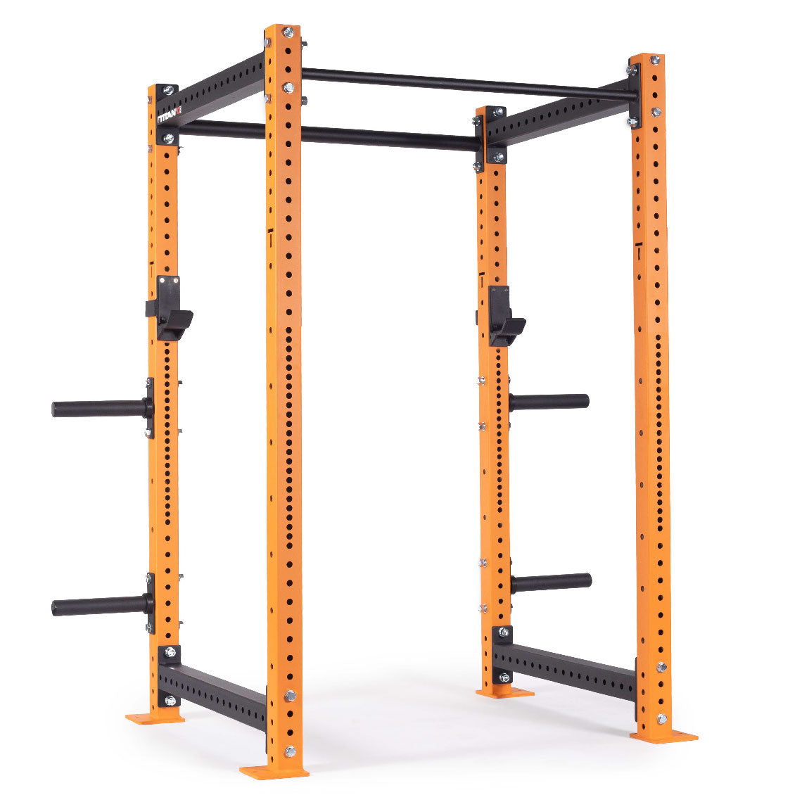 X-3 Series Bolt-Down Power Rack | Orange / 4 Pack Weight Plate Holders - view 59