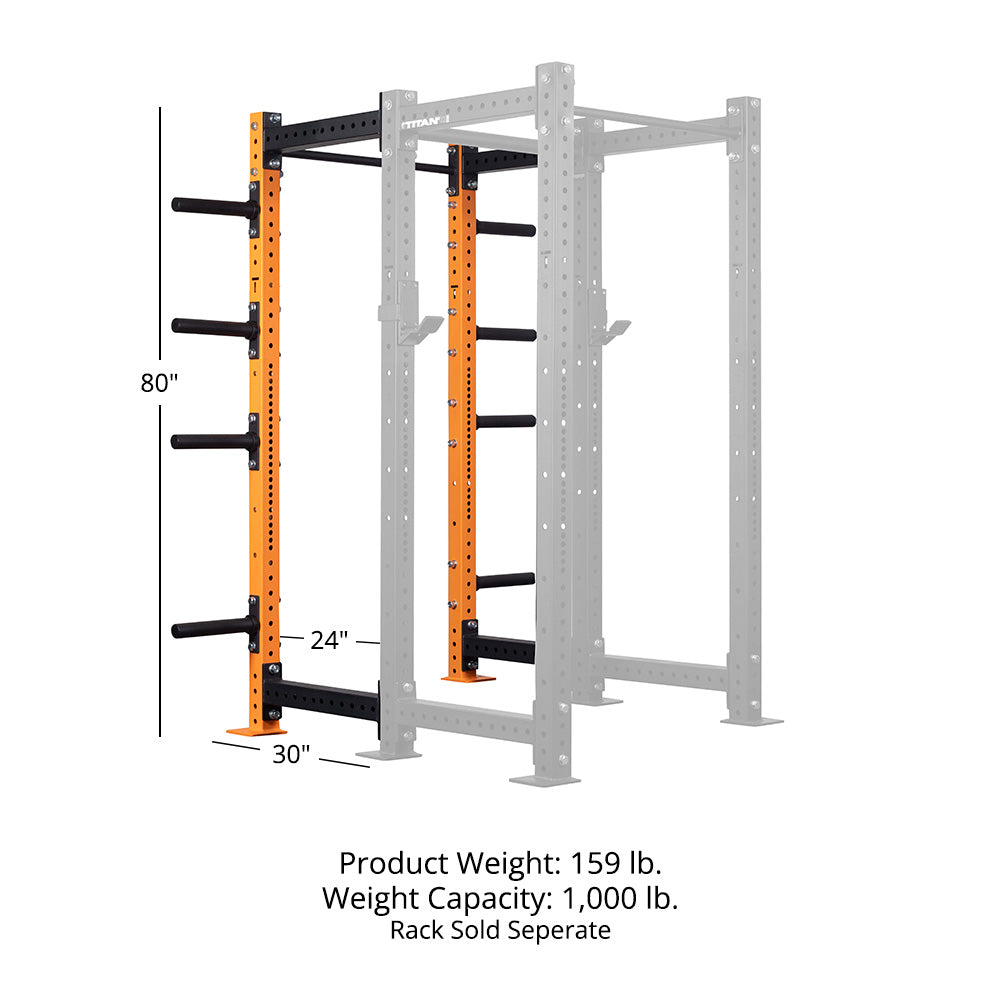 X-3 Series Bolt Down Extension Kit | Orange / 80" / 24"