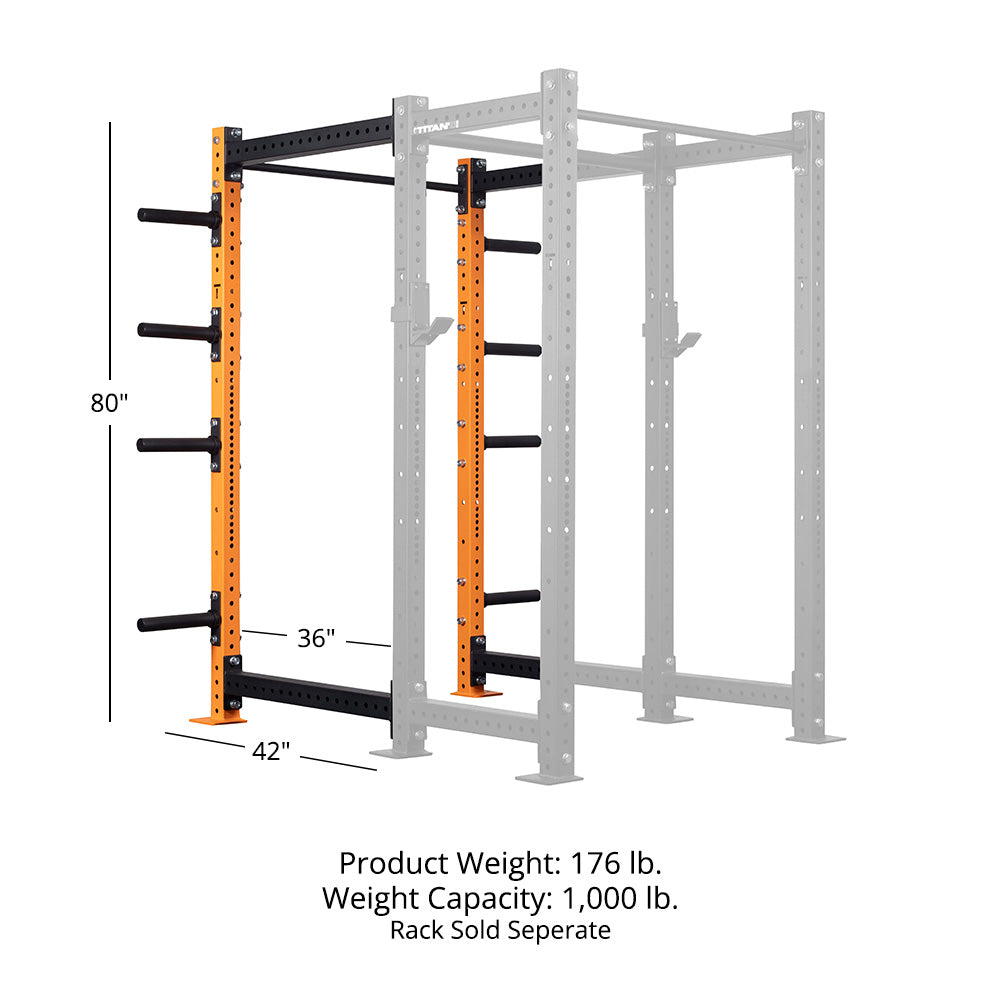 X-3 Series Bolt Down Extension Kit | Orange / 80" / 36"
