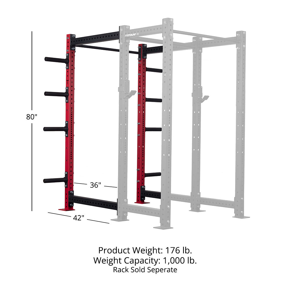 X-3 Series Bolt Down Extension Kit | Red / 80" / 36"