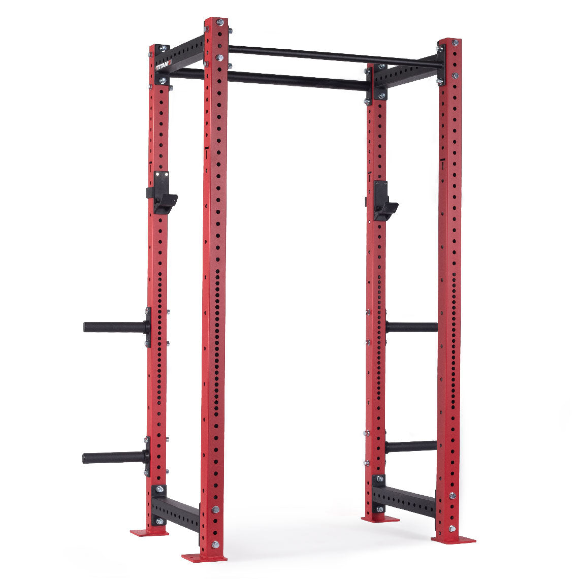 X-3 Series Bolt-Down Power Rack | Red / 4 Pack Weight Plate Holders - view 67