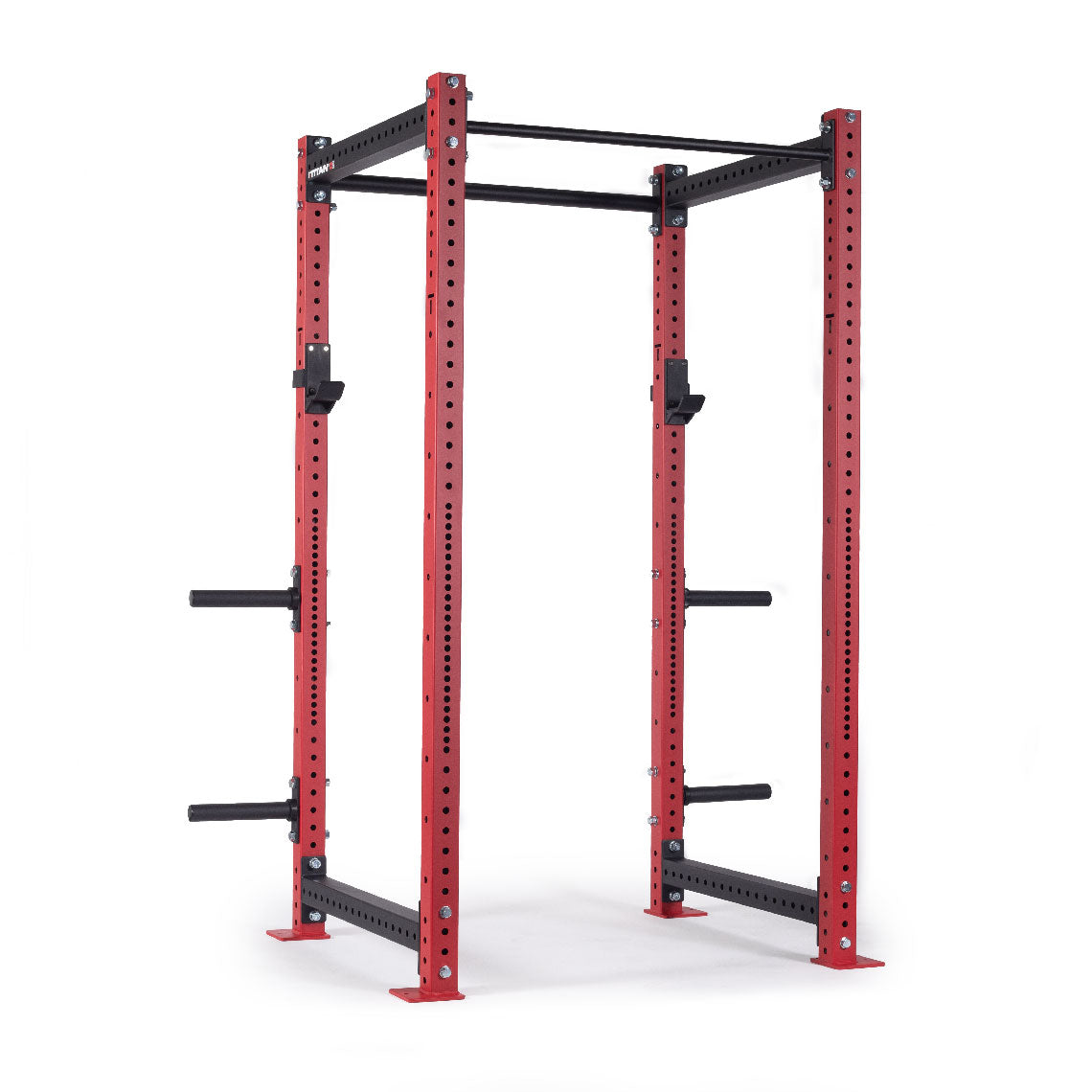 X-3 Series Bolt-Down Power Rack | Red / 4 Pack Weight Plate Holders - view 67