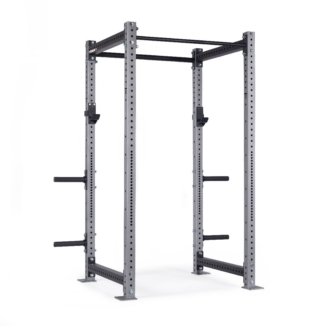 X-3 Series Bolt-Down Power Rack | Silver / 4 Pack Weight Plate Holders - view 75