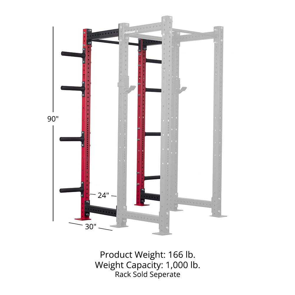 X-3 Series Bolt Down Extension Kit | Red / 90" / 24" - view 88