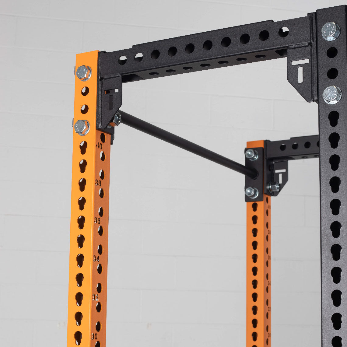 TITAN Series 24" Extension Kit - Extension Color: Orange - Extension Height: 90" - Crossmember: 1.25" Pull-Up Bar | Orange / 90" / 1.25" Pull-Up Bar