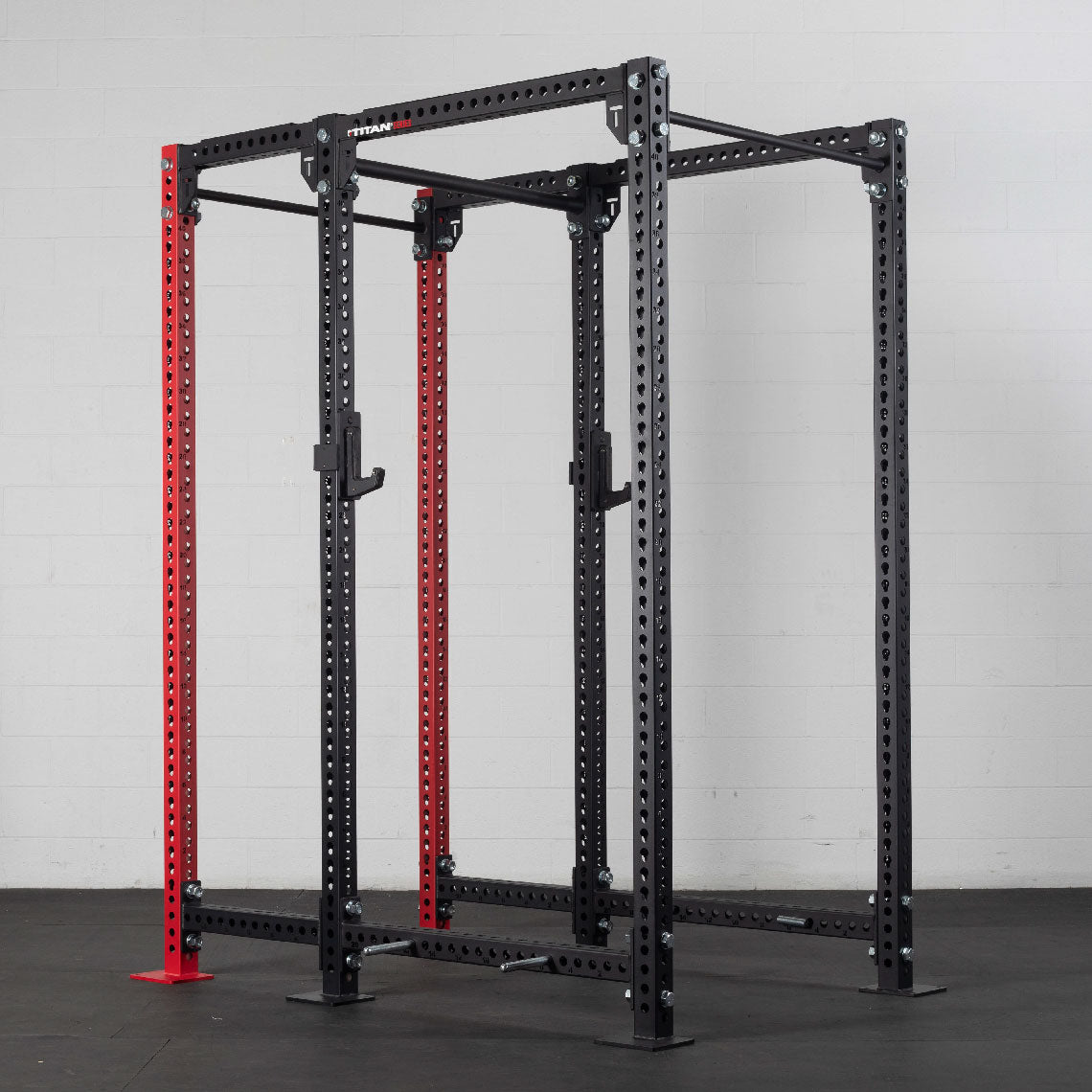TITAN Series 24" Extension Kit - Extension Color: Red - Extension Height: 90" - Crossmember: 1.25" Pull-Up Bar | Red / 90" / 1.25" Pull-Up Bar