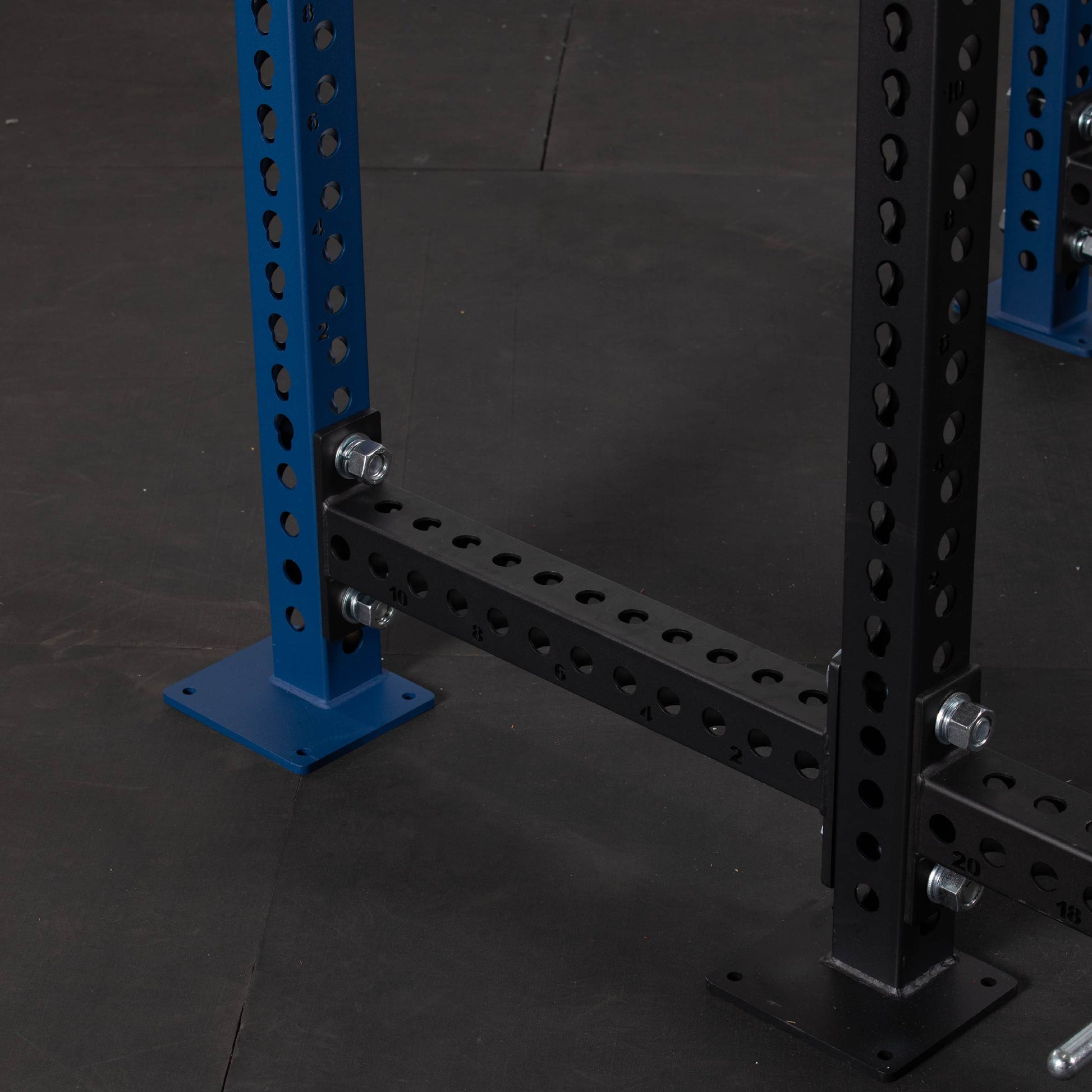 TITAN Series 24" Extension Kit - Extension Color: Navy - Extension Height: 90" - Crossmember: 2" Fat Pull-Up Bar | Navy / 90" / 2" Fat Pull-Up Bar