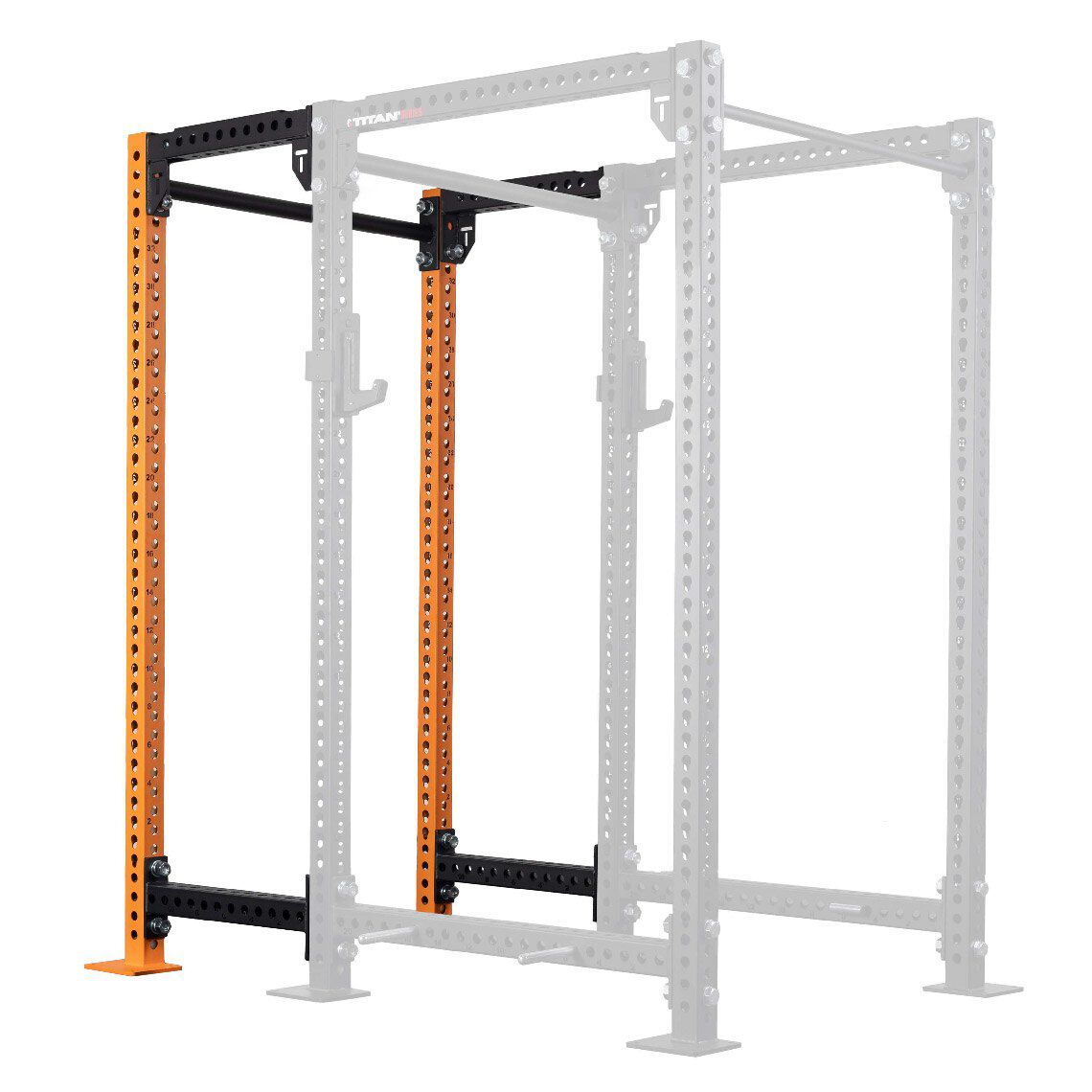 TITAN Series 24-in Extension Kit - Extension Color: Orange - Extension Height: 90" - Crossmember: 2" Fat Pull-Up Bar | Orange / 90" / 2" Fat Pull-Up Bar - view 1