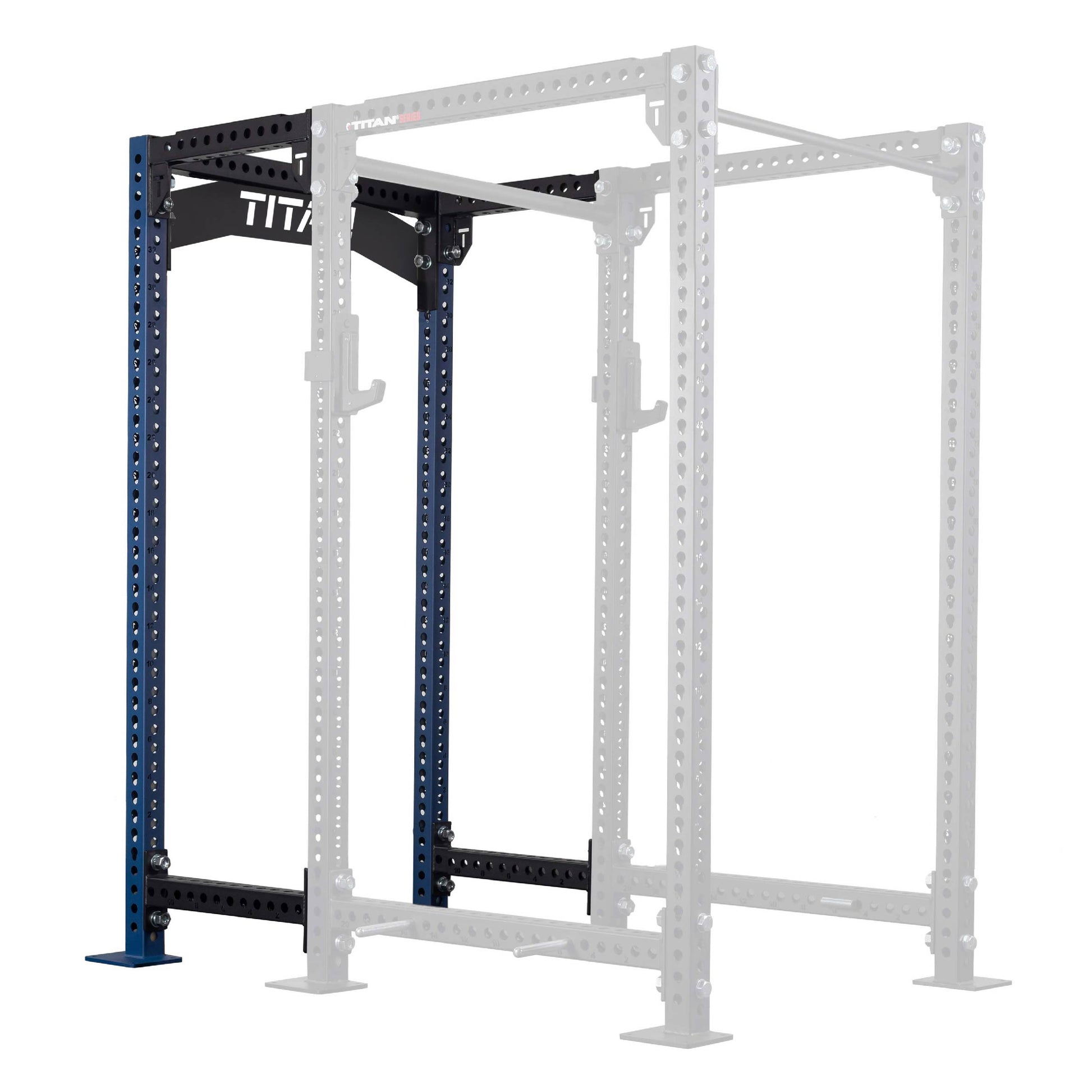 TITAN Series 24" Extension Kit - Extension Color: Navy - Extension Height: 90" - Crossmember: Crossmember Nameplate | Navy / 90" / Crossmember Nameplate