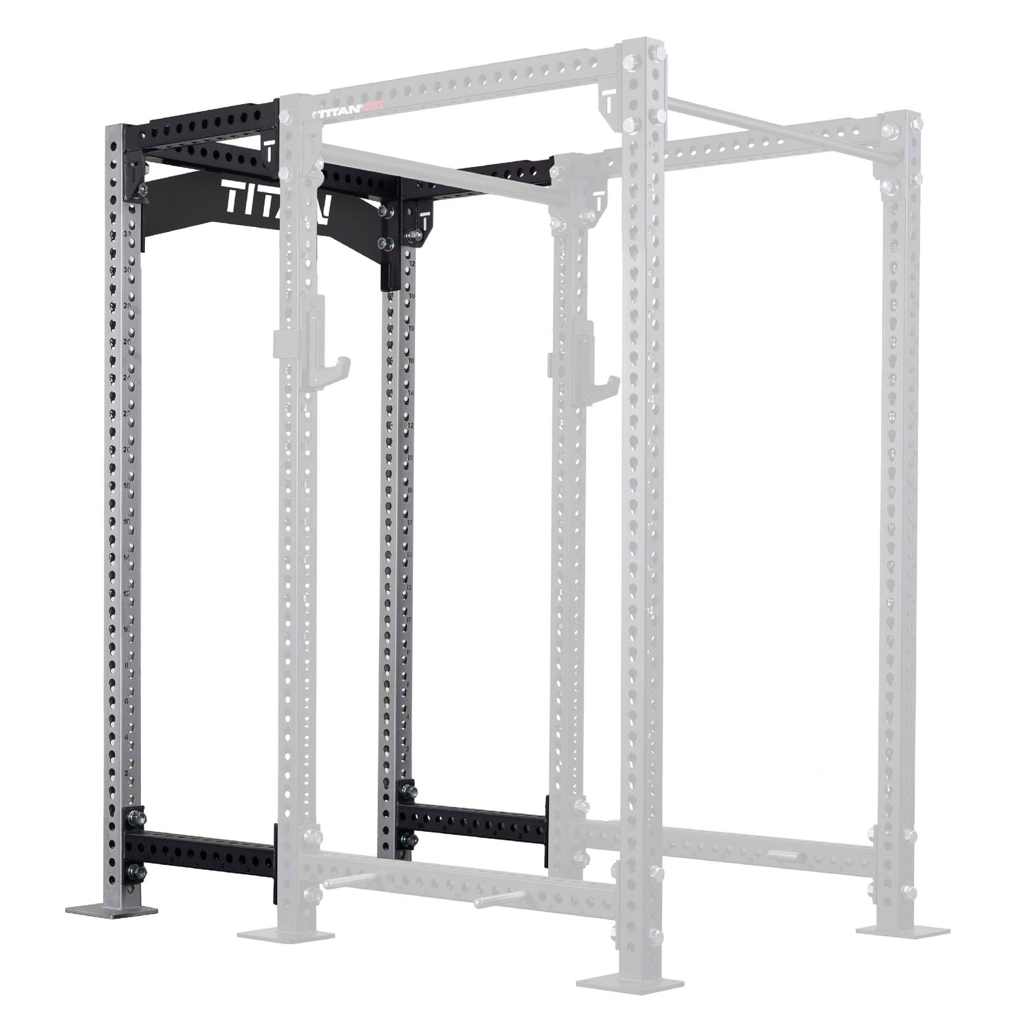 TITAN Series 24" Extension Kit - Extension Color: Silver - Extension Height: 90" - Crossmember: Crossmember Nameplate | Silver / 90" / Crossmember Nameplate - view 175