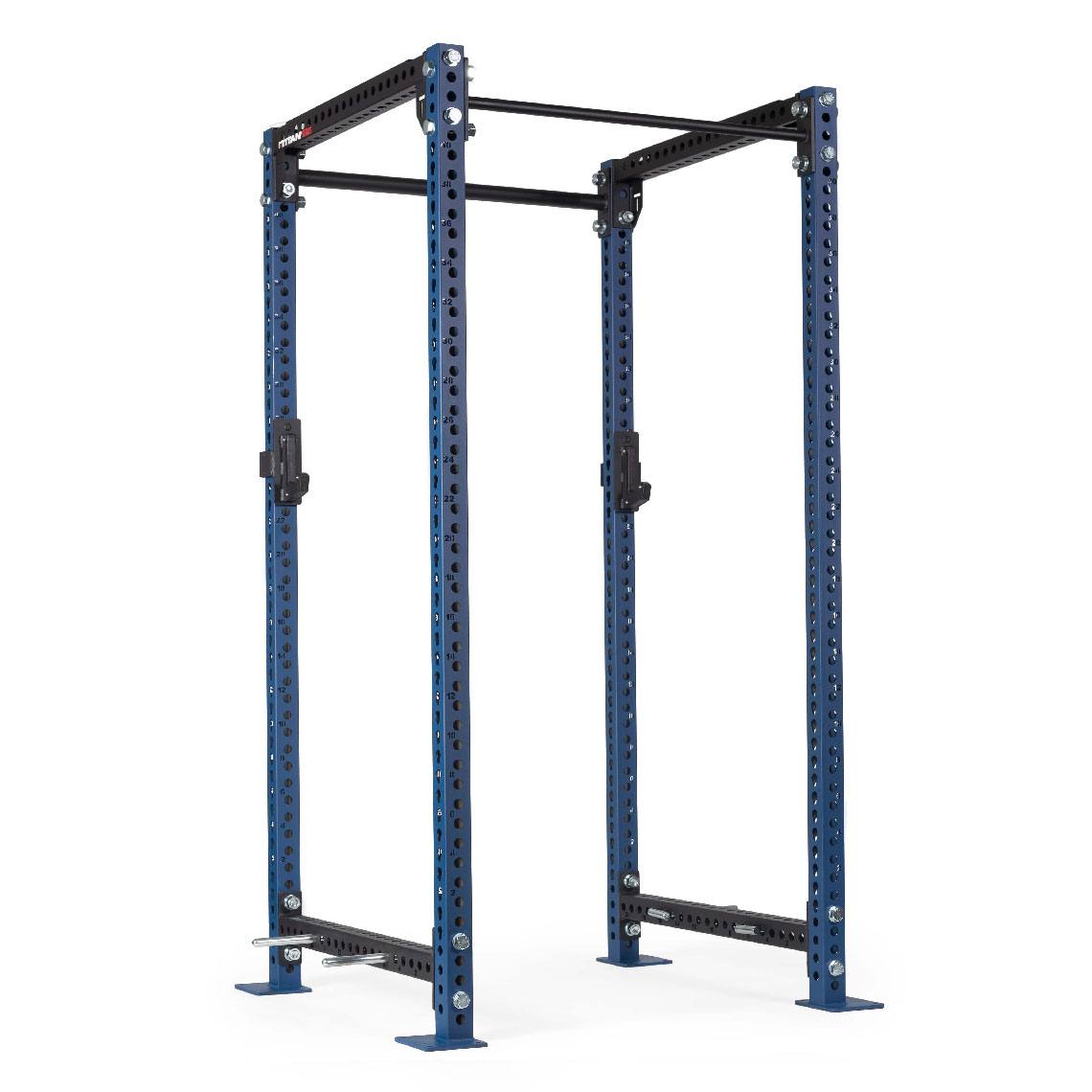 TITAN Series Power Rack | Navy / 2” Fat Pull-Up Bar / Sandwich J-Hooks - view 38