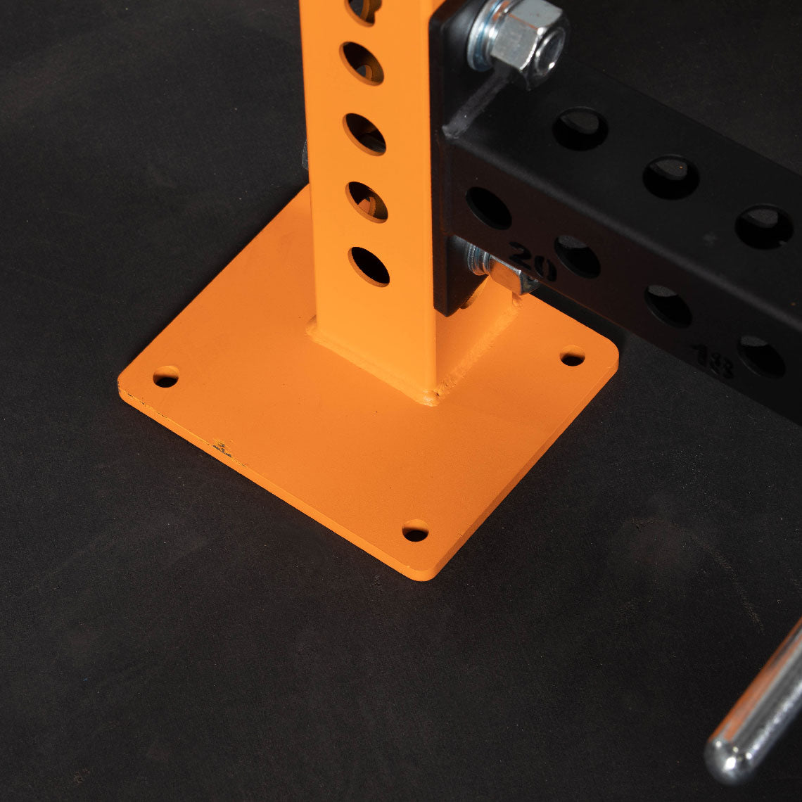 TITAN Series Power Rack - Included: (4) Band Pegs | Orange / 2” Fat Pull-Up Bar / Sandwich J-Hooks - view 48