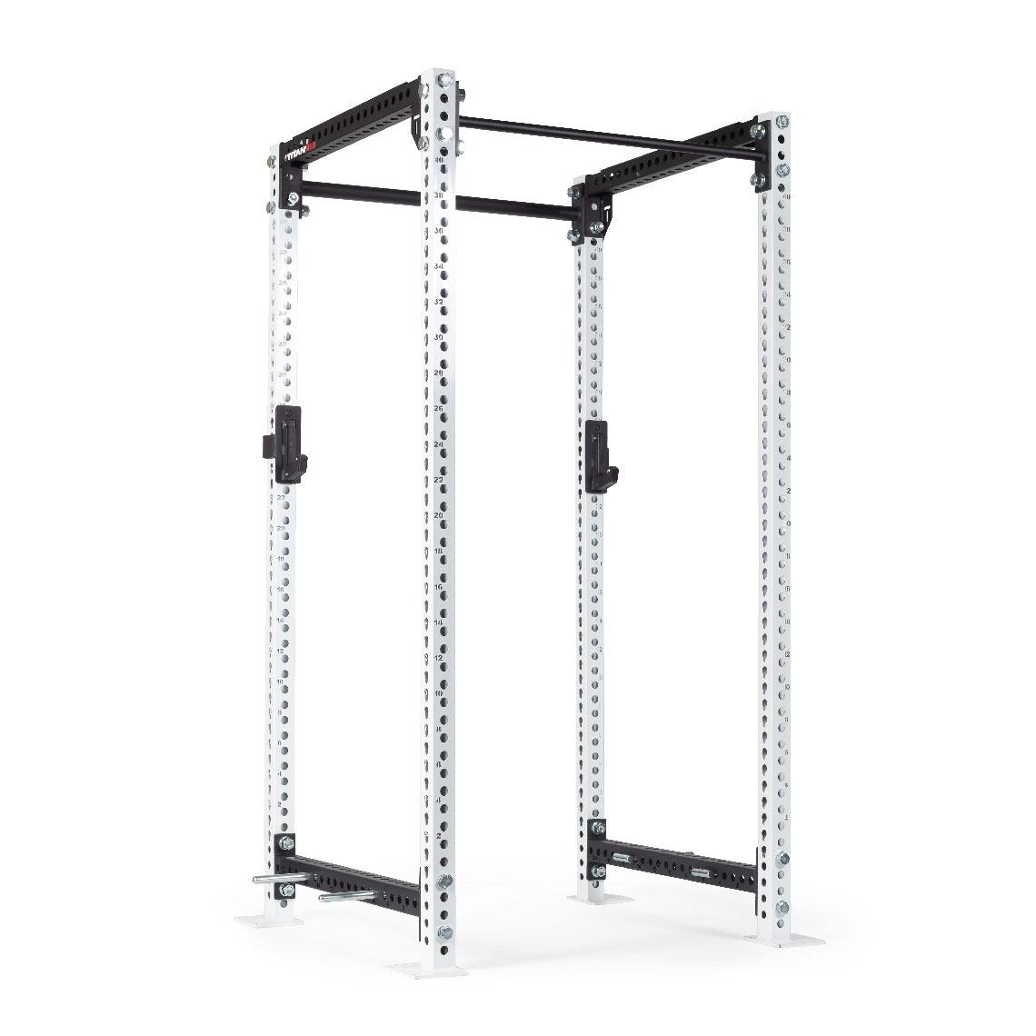 TITAN Series Power Rack | White / 2” Fat Pull-Up Bar / Sandwich J-Hooks - view 62
