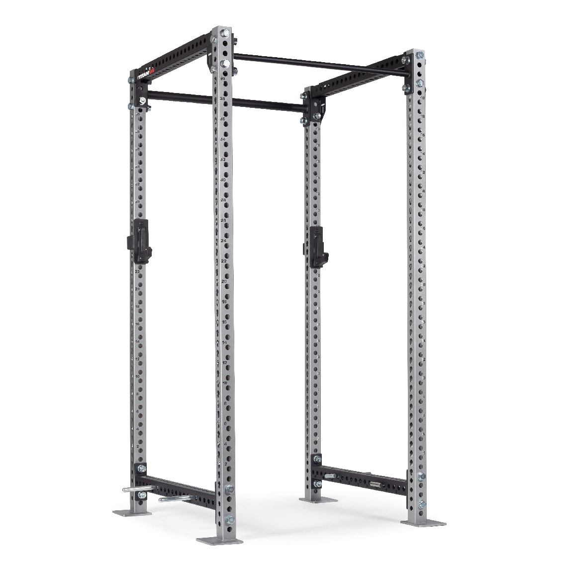 TITAN Series Power Rack | Silver / 2” Fat Pull-Up Bar / Sandwich J-Hooks - view 56