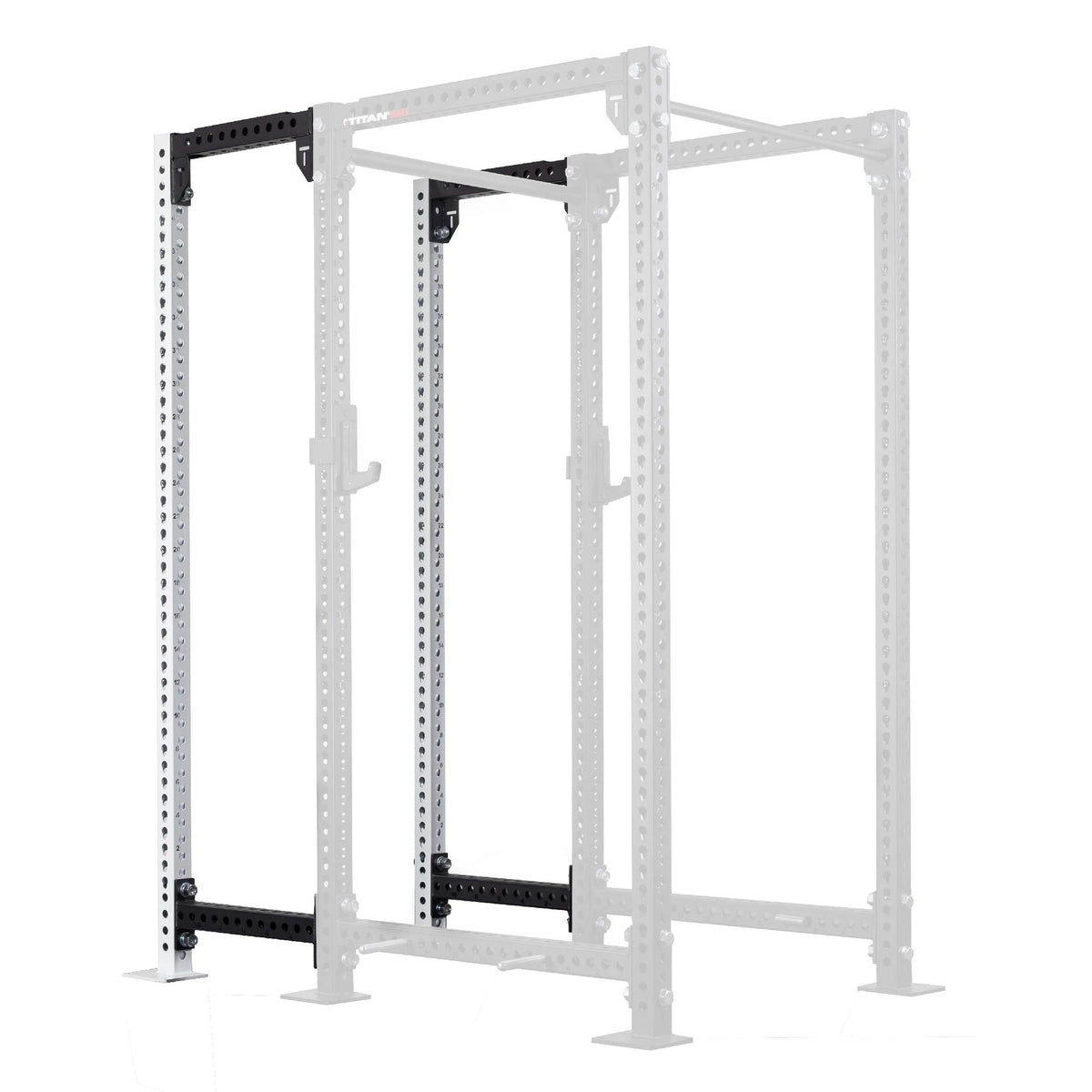 TITAN Series 24" Extension Kit - Extension Color: White - Extension Height: 100" - Crossmember: None | White / 100" / None - view 220