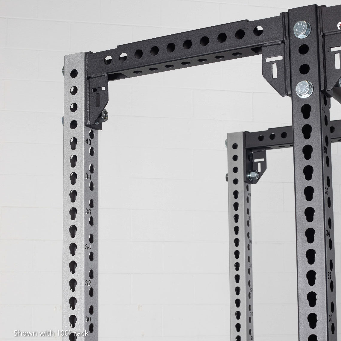 TITAN Series 24" Extension Kit - Extension Color: Silver - Extension Height: 100" - Crossmember: None | Silver / 100" / None