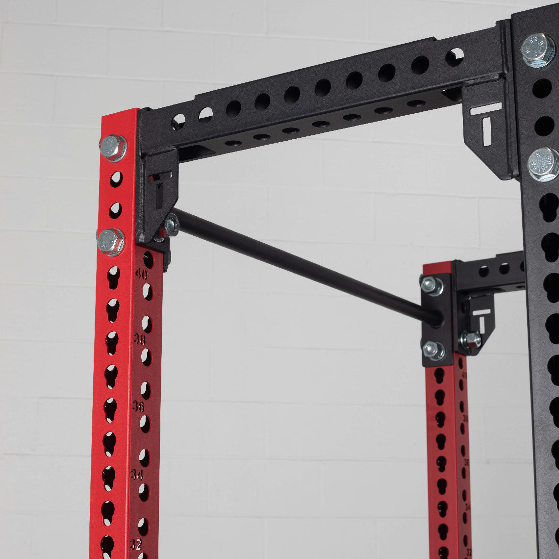 TITAN Series 24" Extension Kit - Extension Color: Red - Extension Height: 100" - Crossmember: 1.25" Pull-Up Bar | Red / 100" / 1.25" Pull-Up Bar
