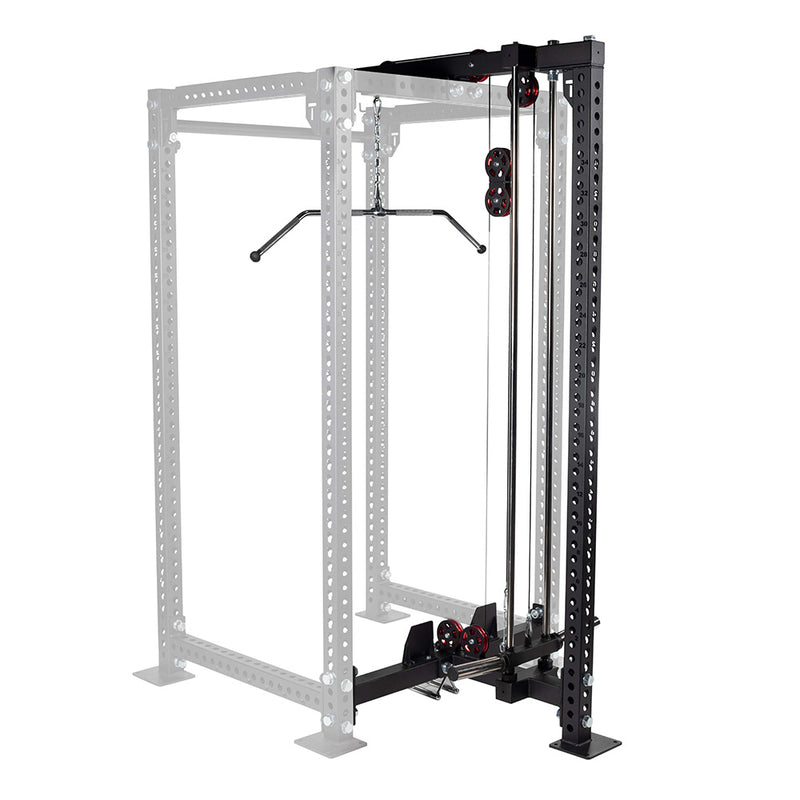 TITAN Series Lat Tower Power Rack Attachment | 100" / No Crossmember Needed