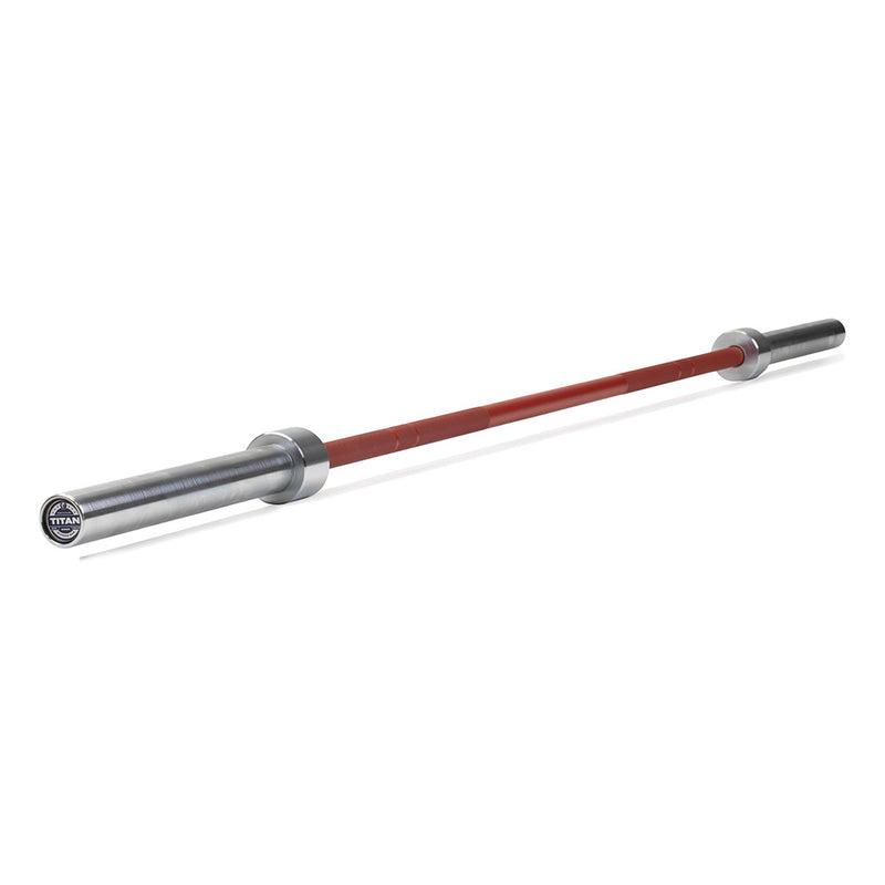 TITAN Series Cerakote Olympic Barbell | Red