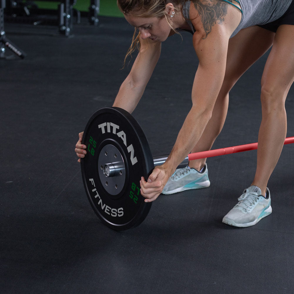 TITAN Series Women's Olympic Barbell | Red - view 29