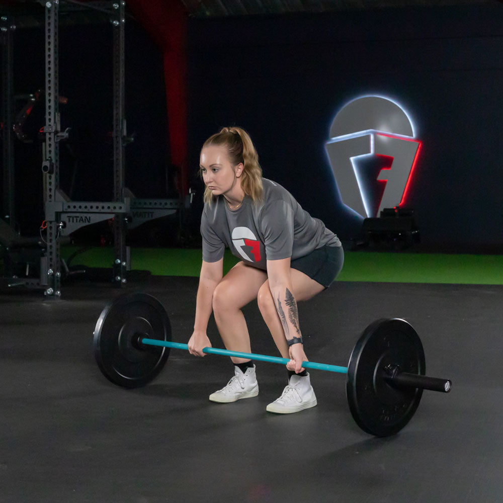 TITAN Series Women's Olympic Barbell | Teal - view 37