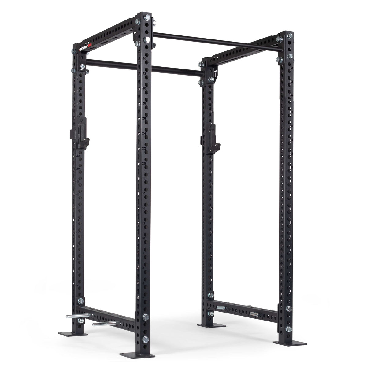 TITAN Series Power Rack | Black / 2” Fat Pull-Up Bar / No J-Hooks - view 1