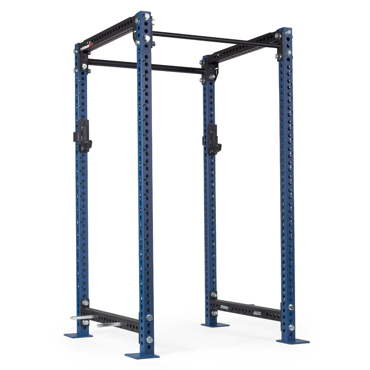 TITAN Series Power Rack | Navy / 2” Fat Pull-Up Bar / No J-Hooks - view 6