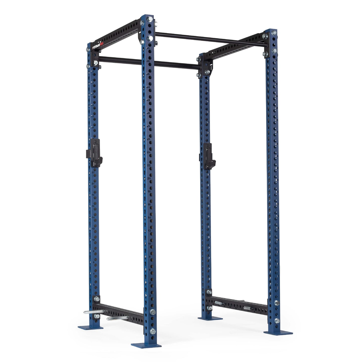 TITAN Series Power Rack | Navy / 2” Fat Pull-Up Bar / No J-Hooks - view 7