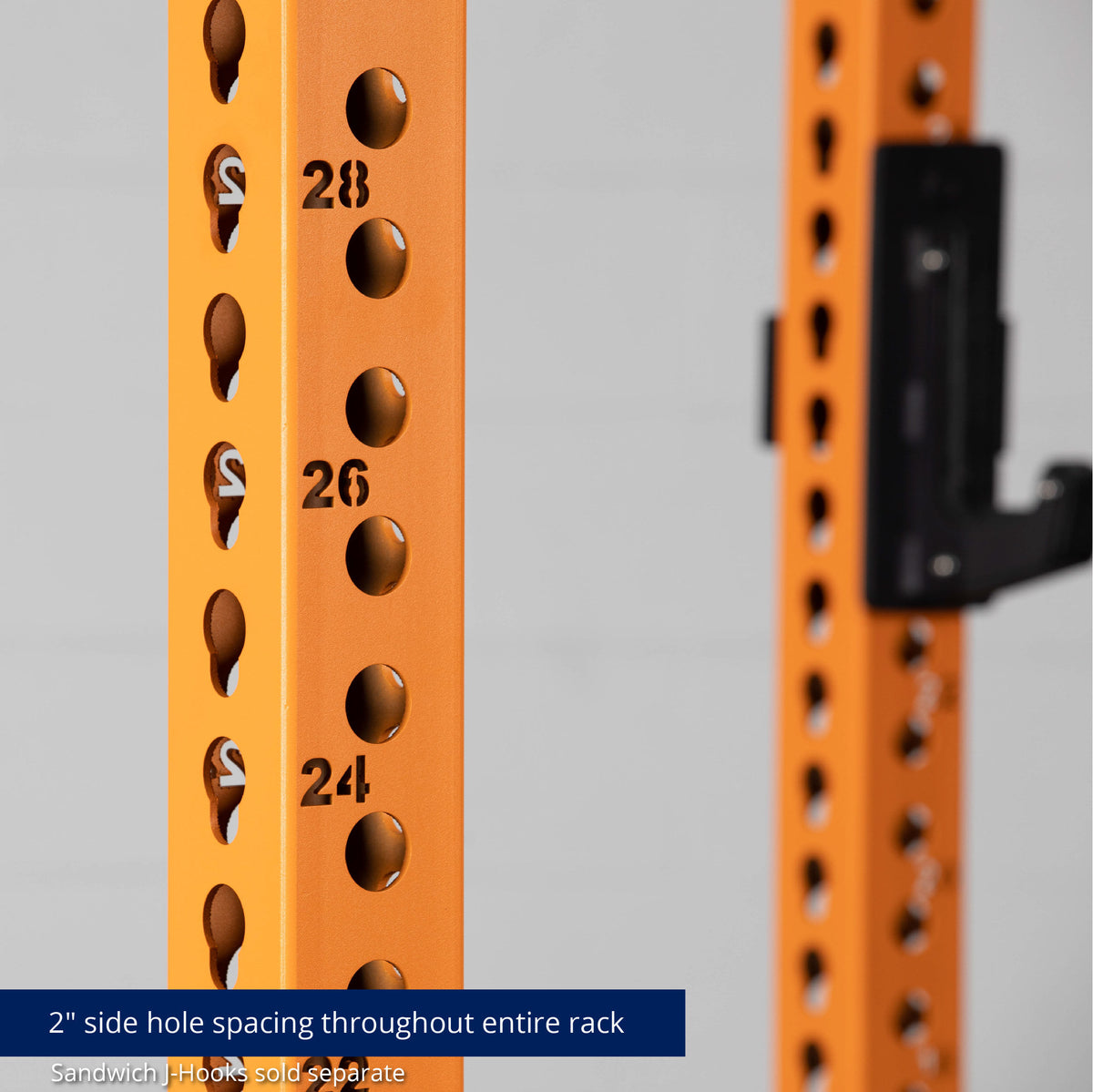 SCRATCH AND DENT - TITAN Series 100" Uprights - Orange - FINAL SALE - view 2