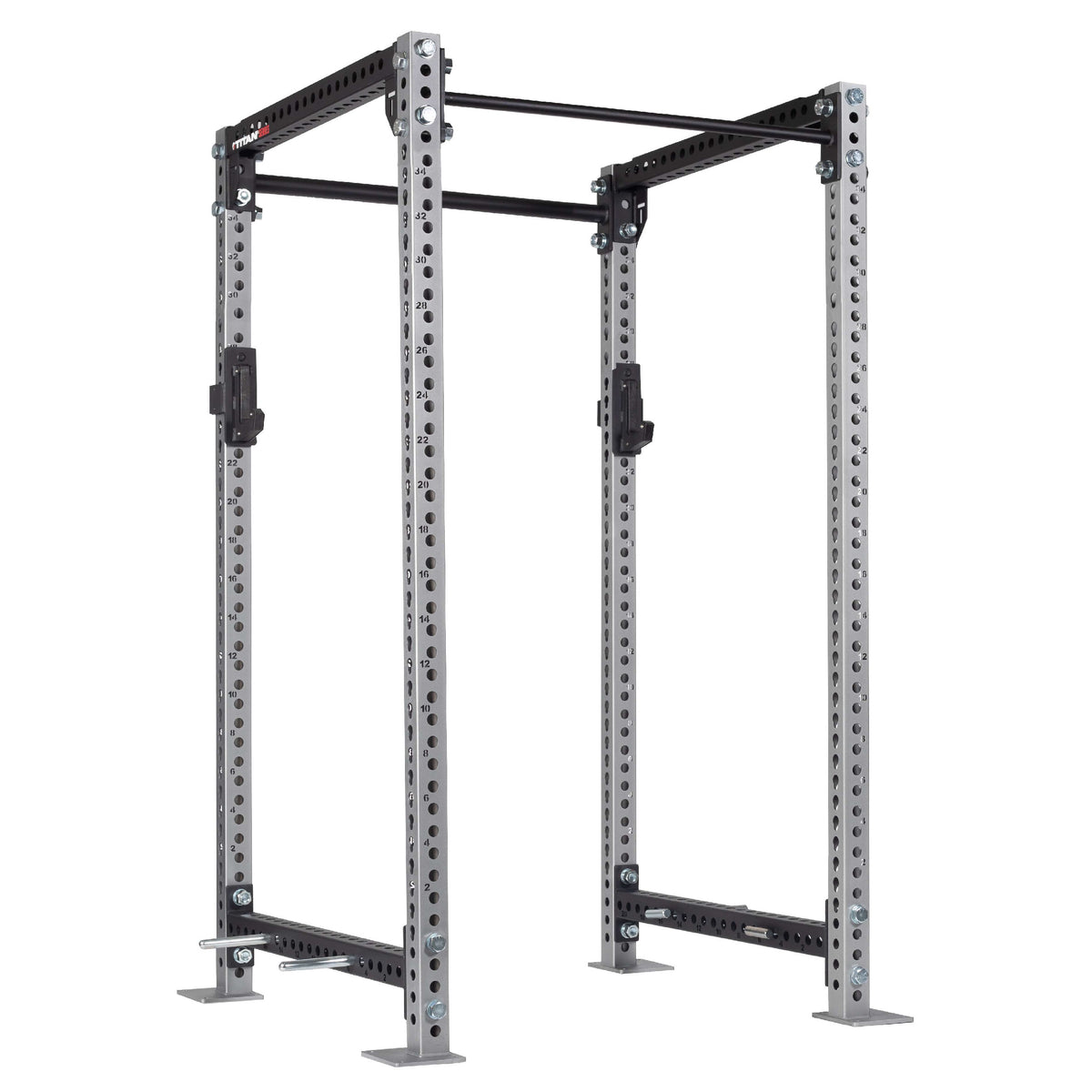 TITAN Series Power Rack | Silver / 2” Fat Pull-Up Bar / No J-Hooks - view 21