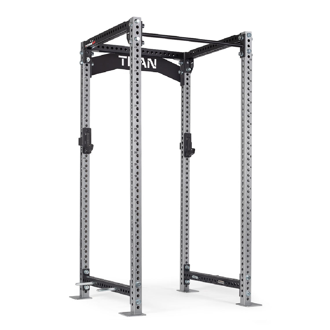 TITAN Series Power Rack | Silver / Crossmember Nameplate / No J-Hooks - view 128
