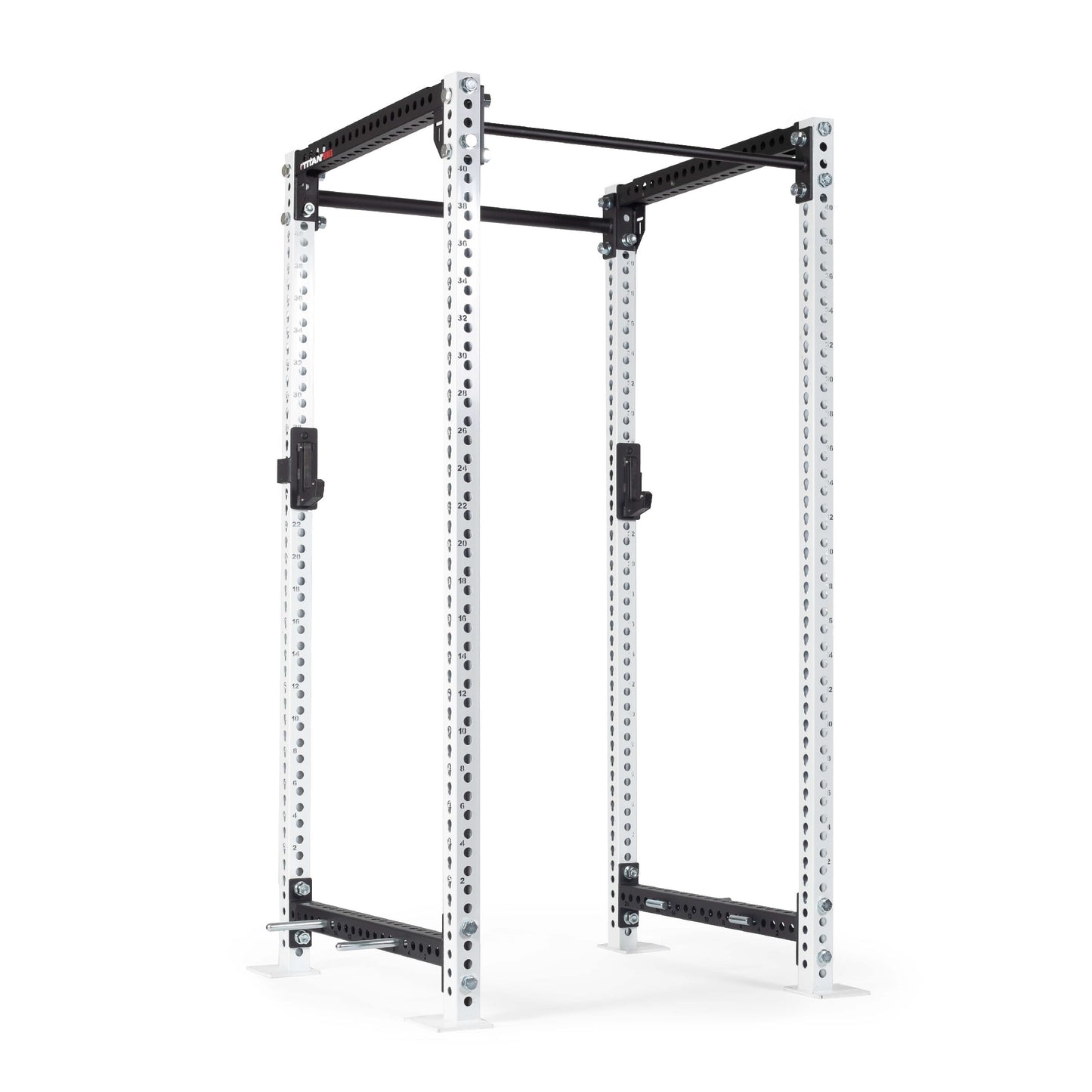 TITAN Series Power Rack | White / 2” Fat Pull-Up Bar / No J-Hooks - view 27